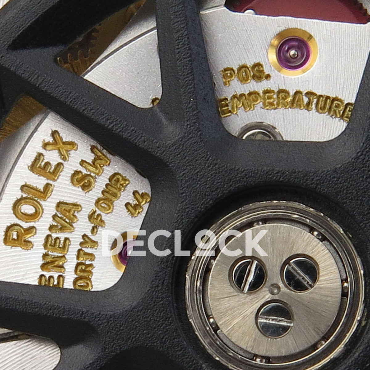 Rolex Daytona DIW GT Blue SONIC SA4130 replica - movement engraving