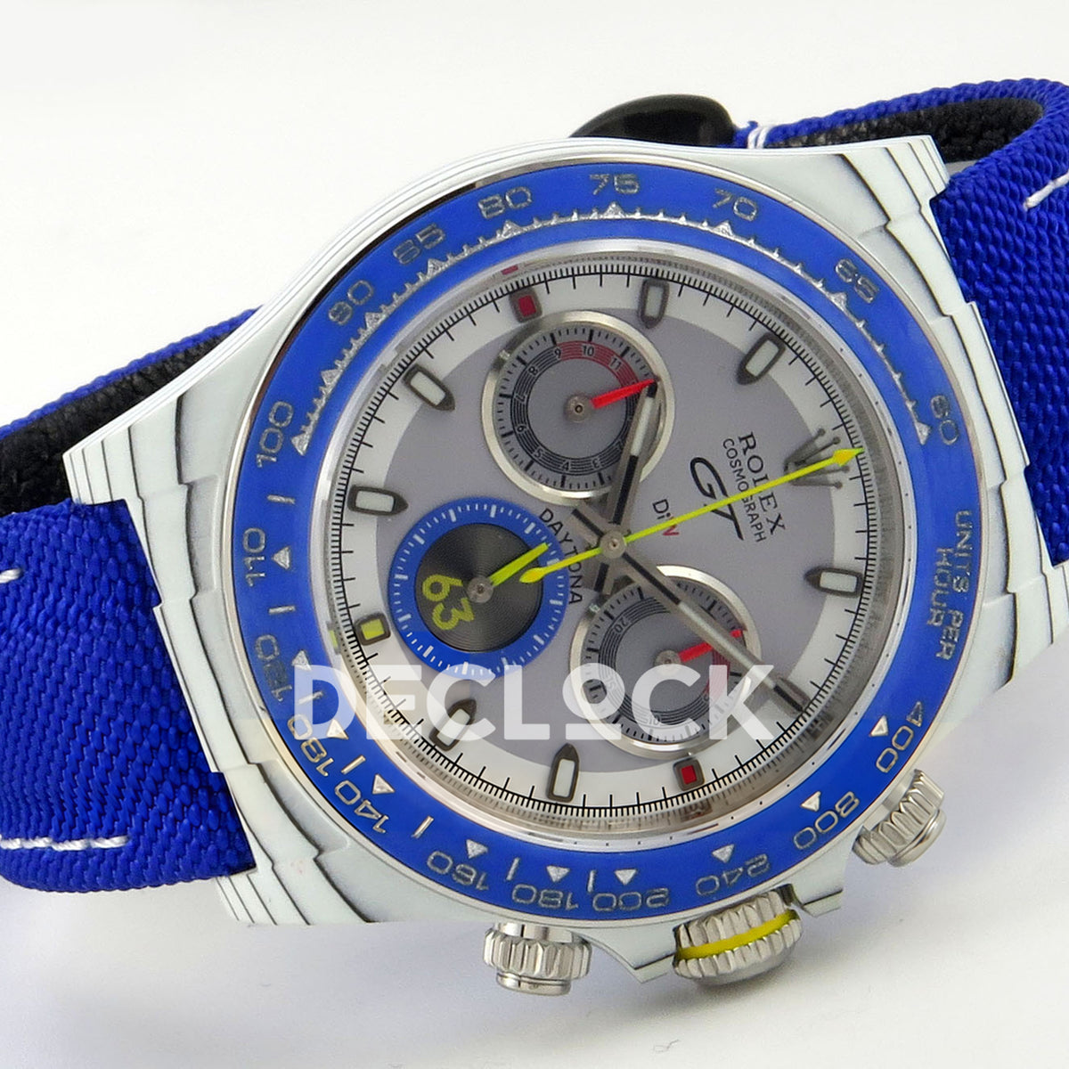 Rolex Daytona DIW GT Blue SONIC SA4130 replica - side front