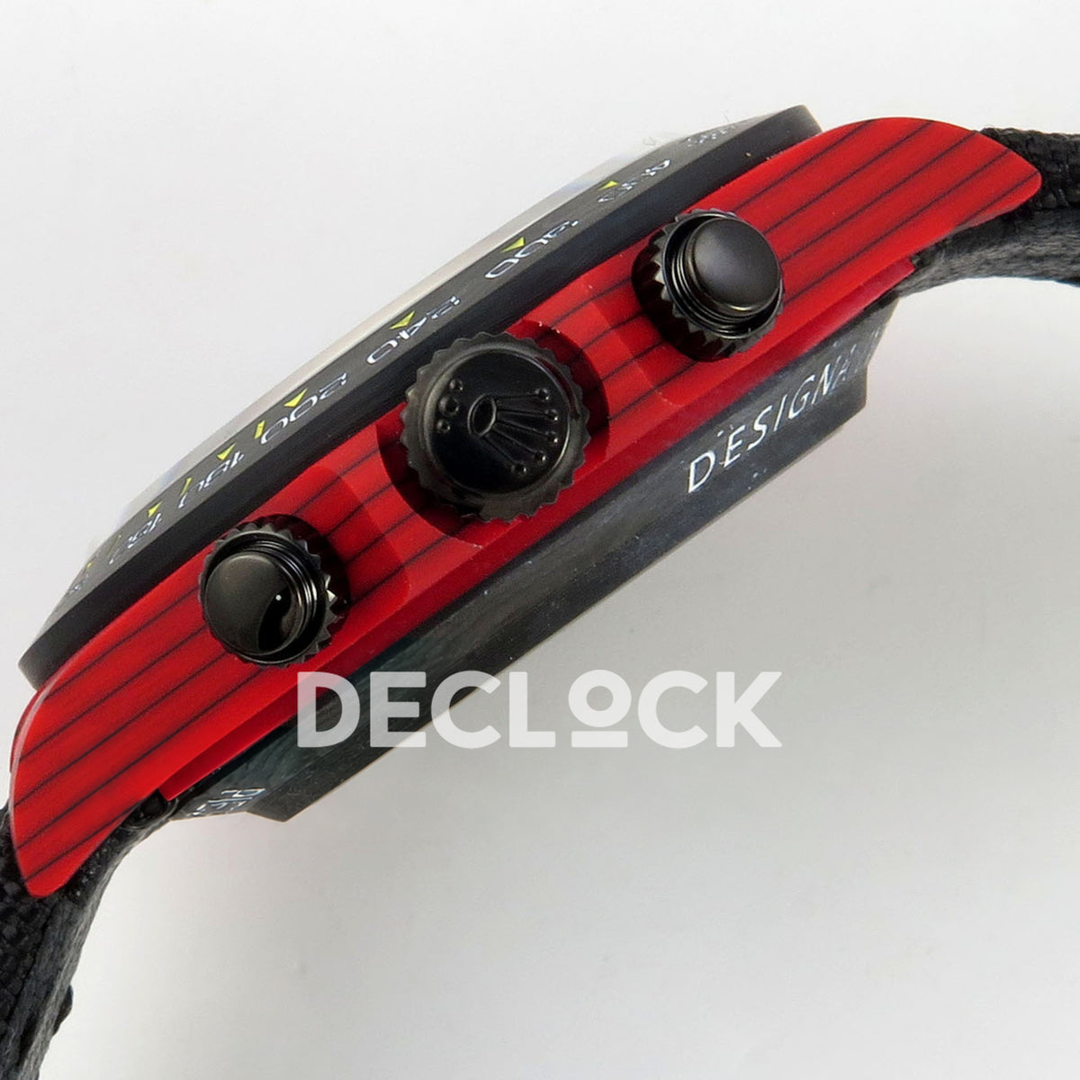 Rolex Daytona DIW Iron Man SONIC SA4130 replica - crown and pushers