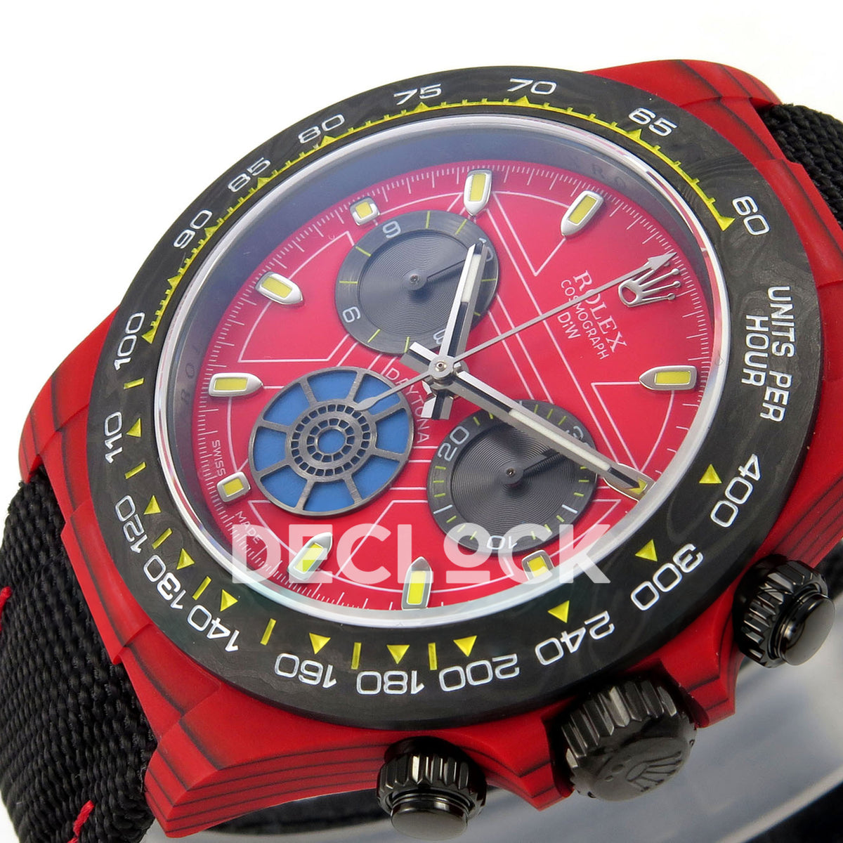 Rolex Daytona DIW Iron Man SONIC SA4130 replica - crown side front