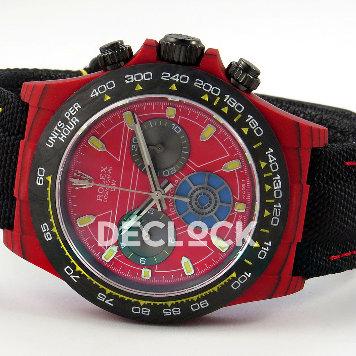 Rolex Daytona DIW Iron Man SONIC SA4130 replica - rotated front