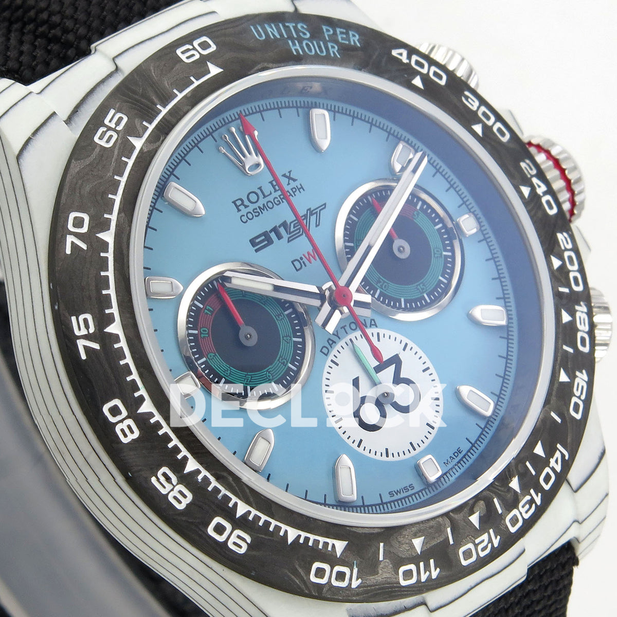 Rolex Daytona DIW Porsche 911 S/T SONIC SA4130 replica - angled dial
