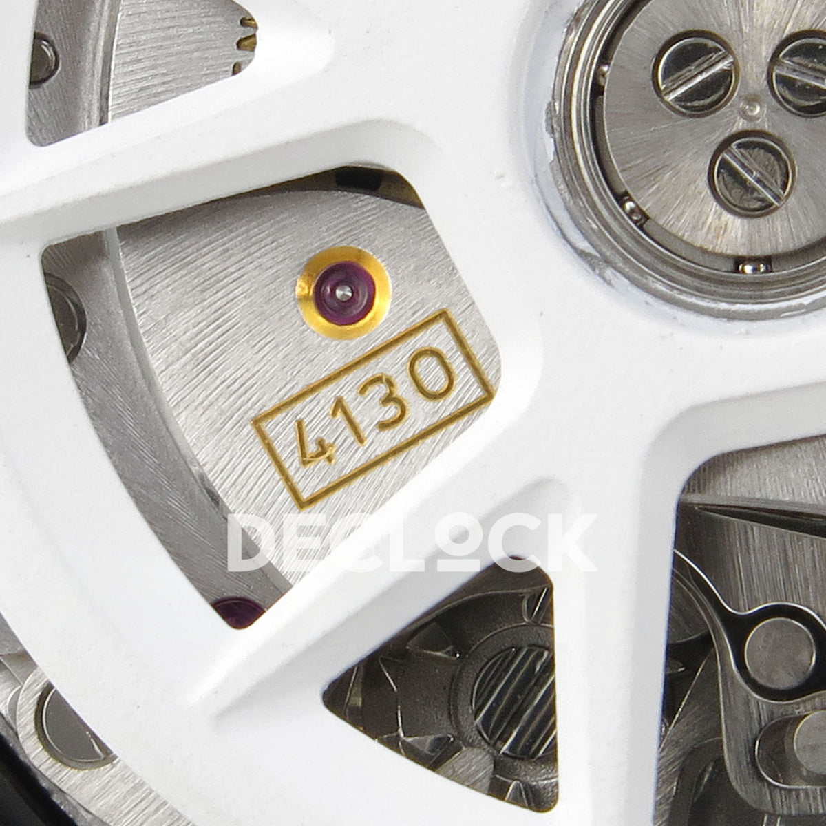 Rolex Daytona DIW Porsche 911 S/T SONIC SA4130 replica - calibre engraving