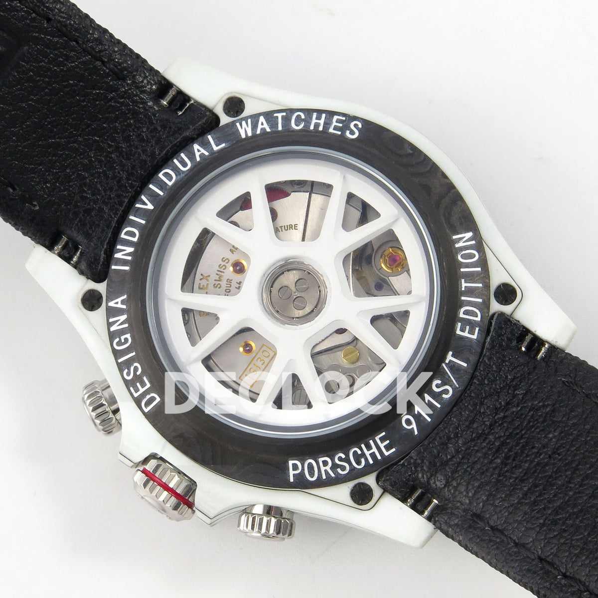 Rolex Daytona DIW Porsche 911 S/T SONIC SA4130 replica - caseback