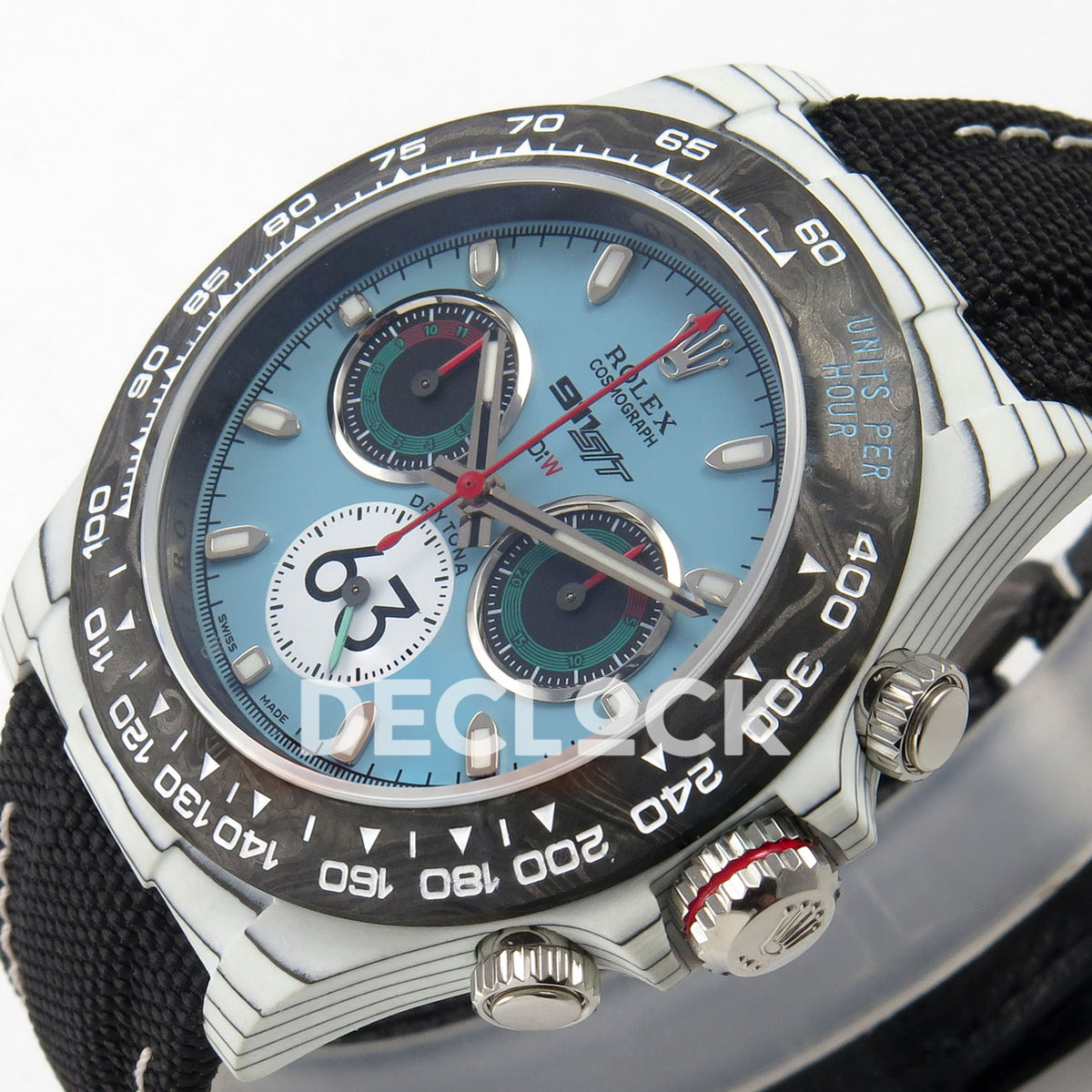Rolex Daytona DIW Porsche 911 S/T SONIC SA4130 replica - crown side front