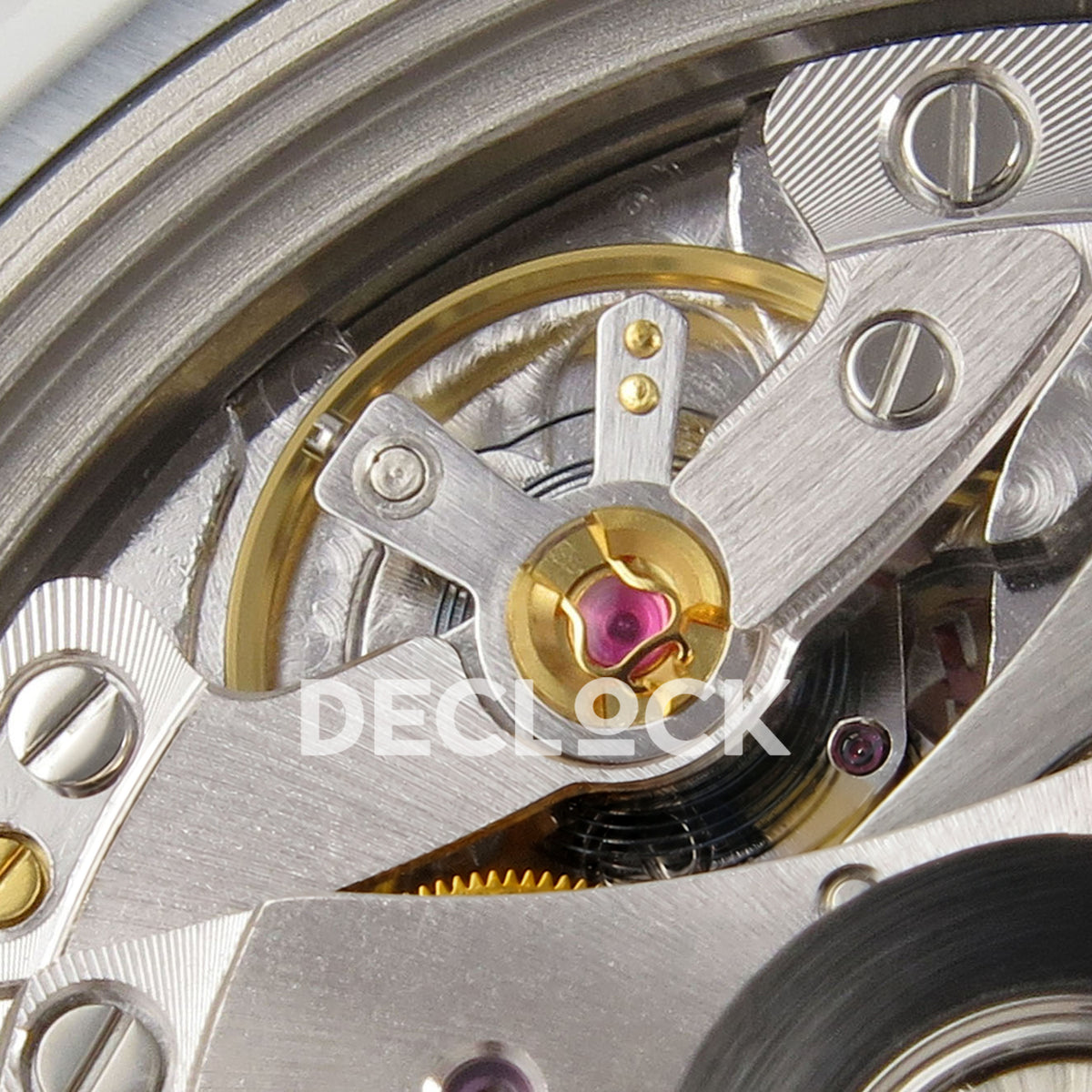 Rolex Daytona DIW RG Court Orange Dial DIWF replica - balance wheel, hairspring and movement components