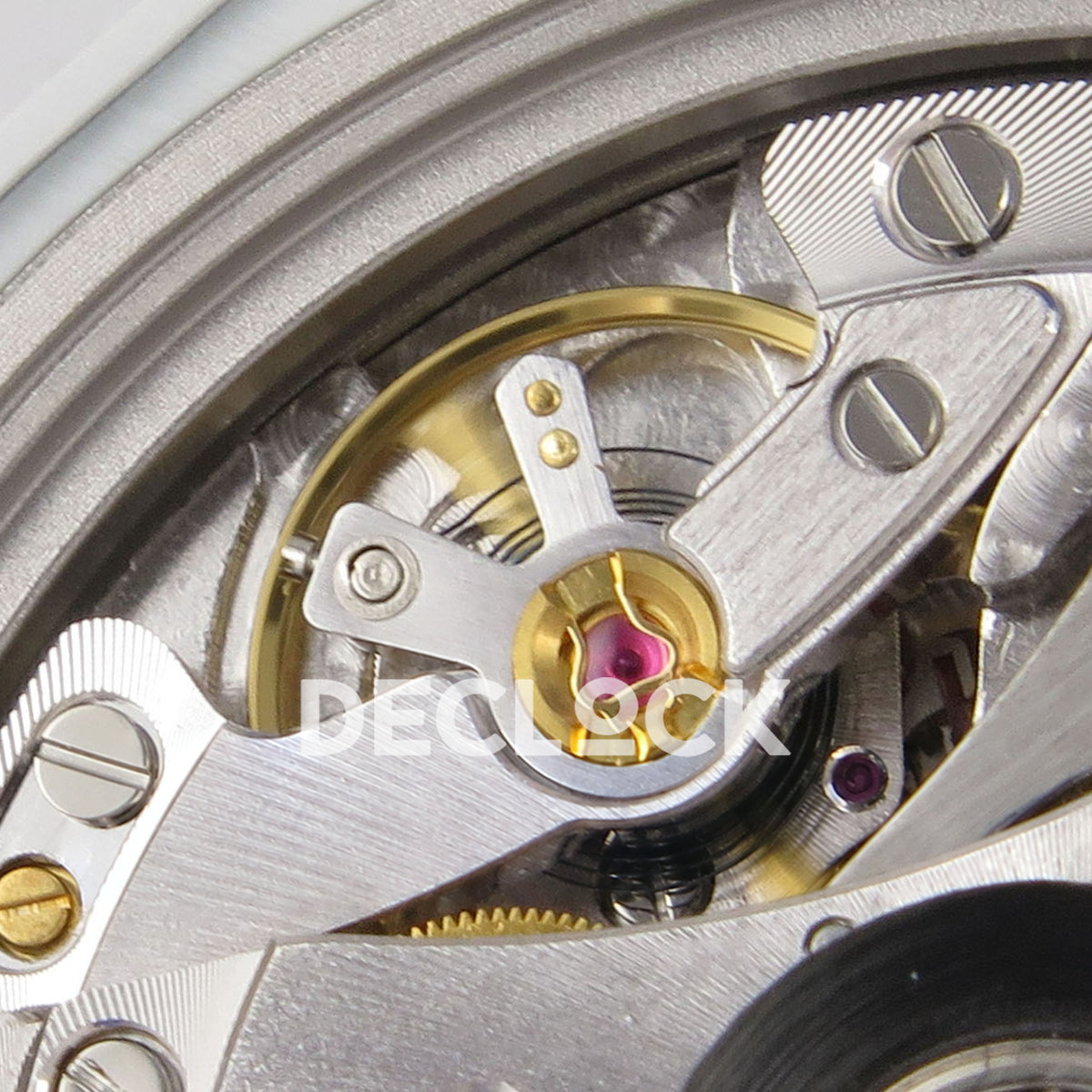Rolex Daytona DIW Veloce Blue Dial DIWF replica - balance wheel, hairspring and movement components