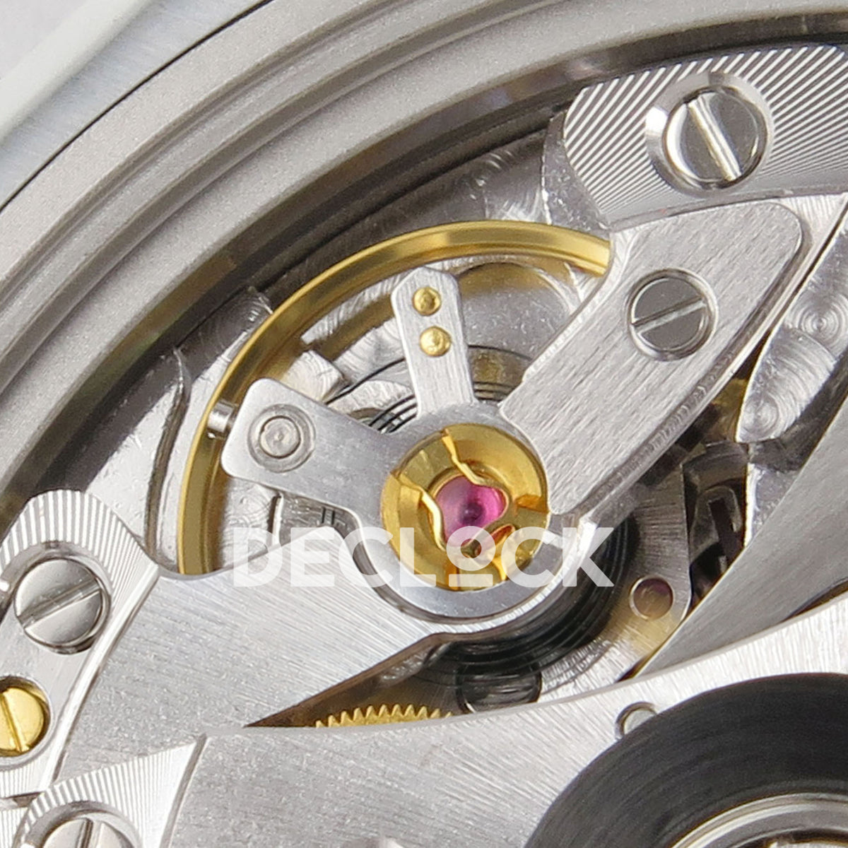 Rolex Daytona DIW White Carbon Black Dial DIWF replica - balance wheel, hairspring and movement components