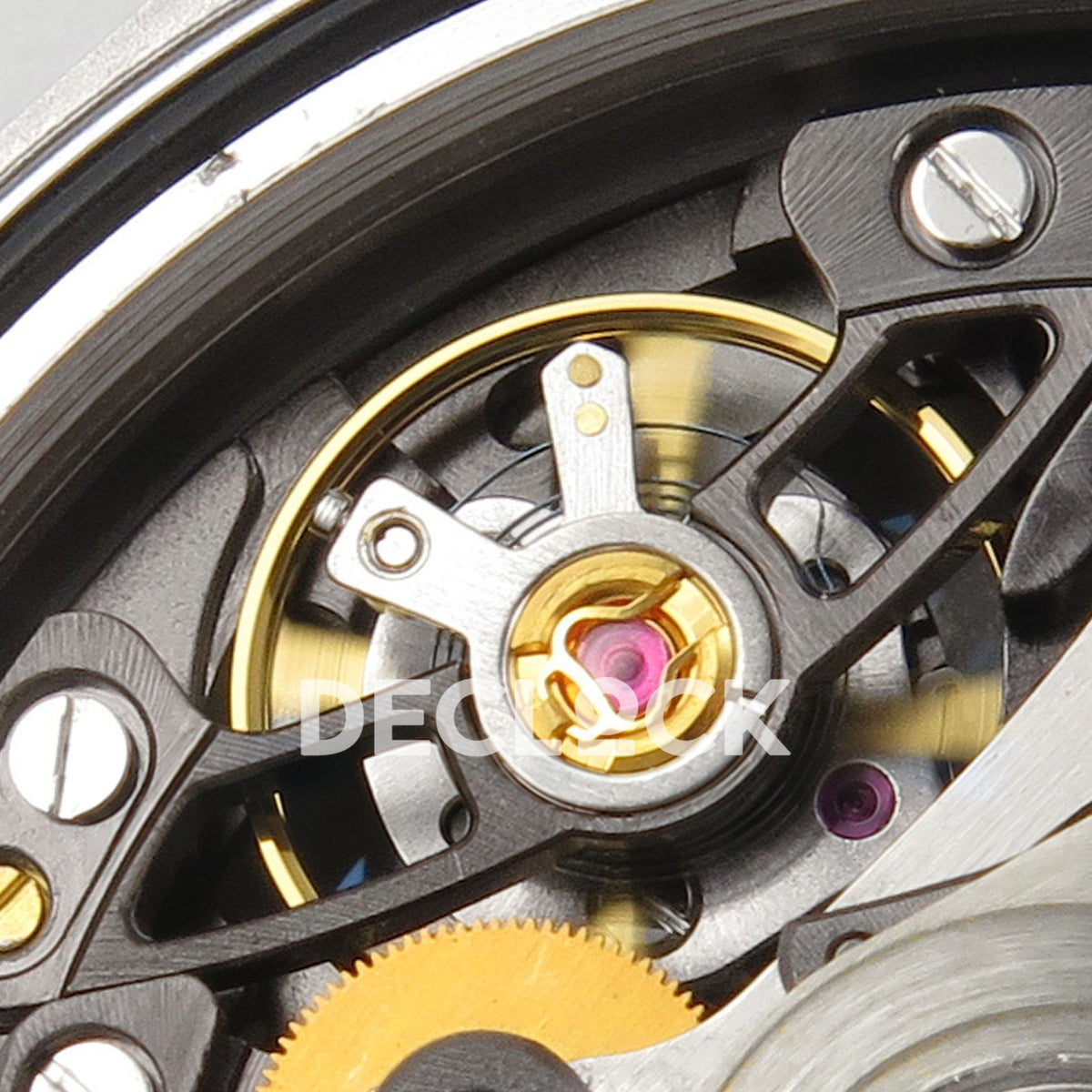 Rolex Daytona La Montoya SONIC black skeleton SA4130 replica - balance close up