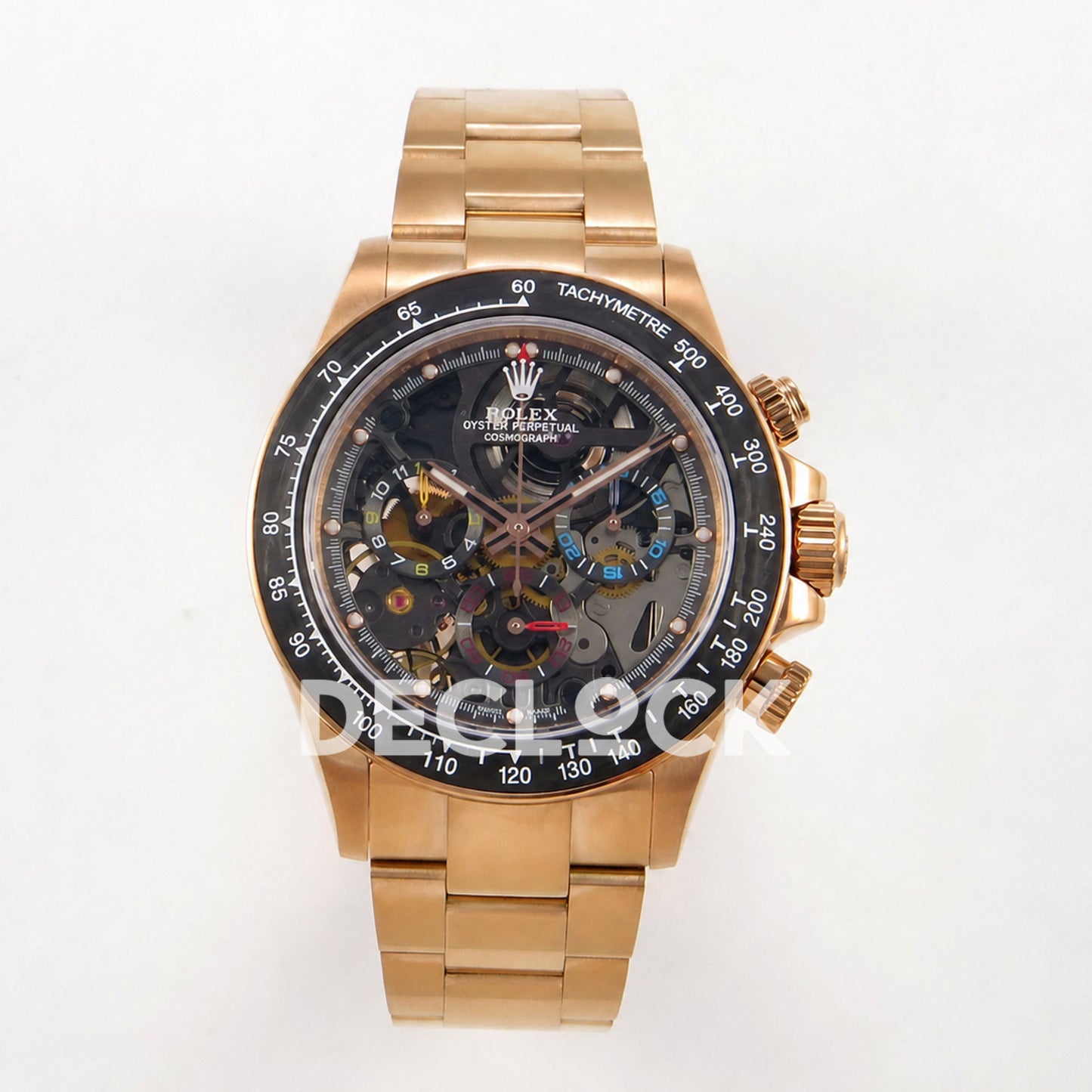 Rolex Daytona Montoya Rose Gold Skeleton SONIC SA4130 Replica