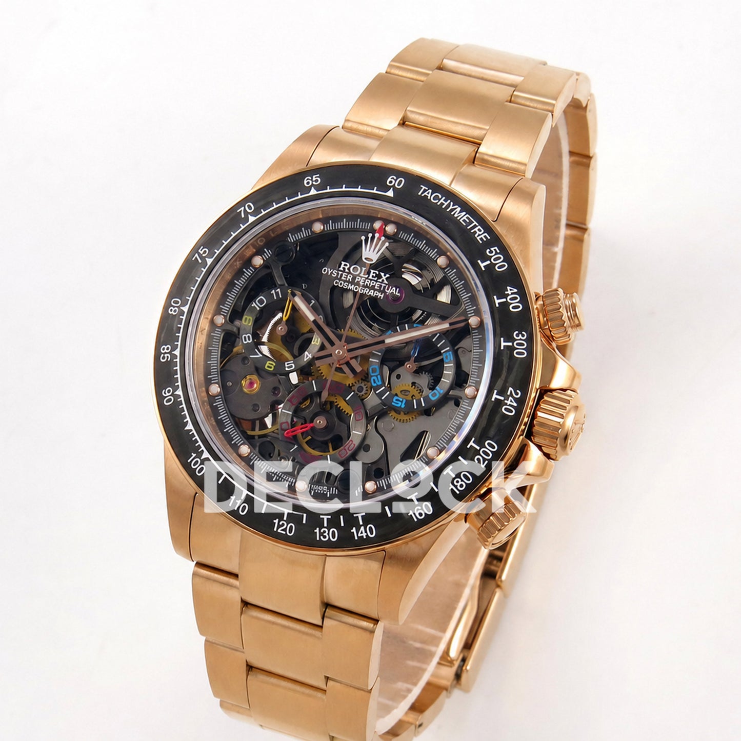 Rolex Daytona Montoya Rose Gold Skeleton SONIC SA4130 Replica
