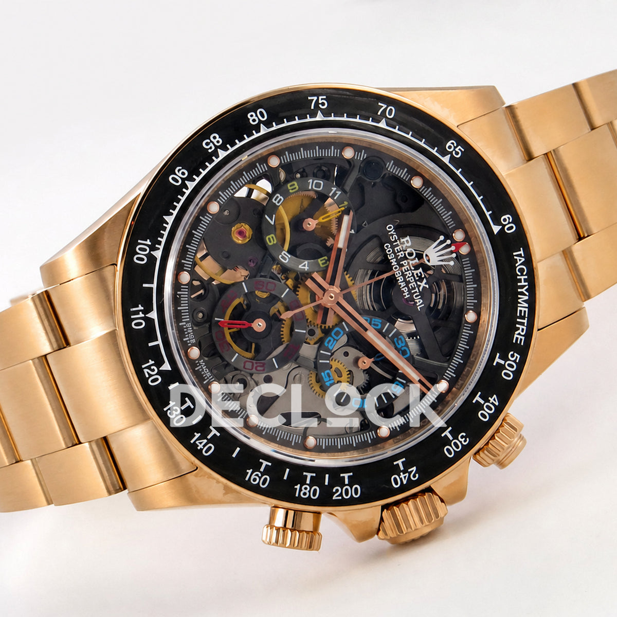Rolex Daytona Montoya Rose Gold Skeleton SONIC SA4130 Replica