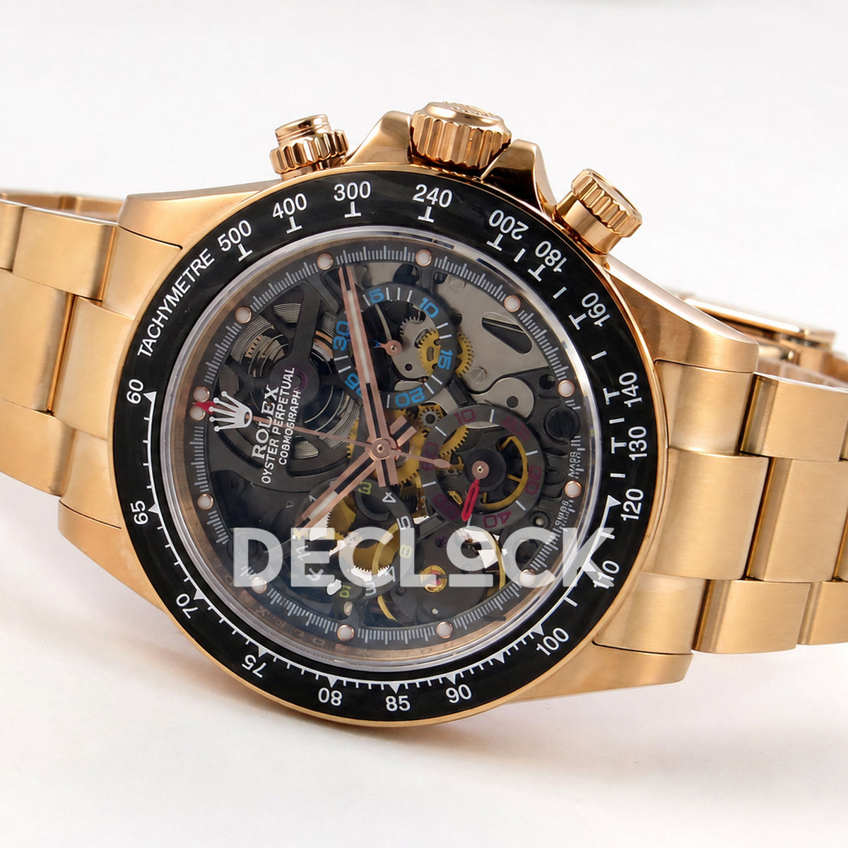 Rolex Daytona Montoya Rose Gold Skeleton SONIC SA4130 Replica