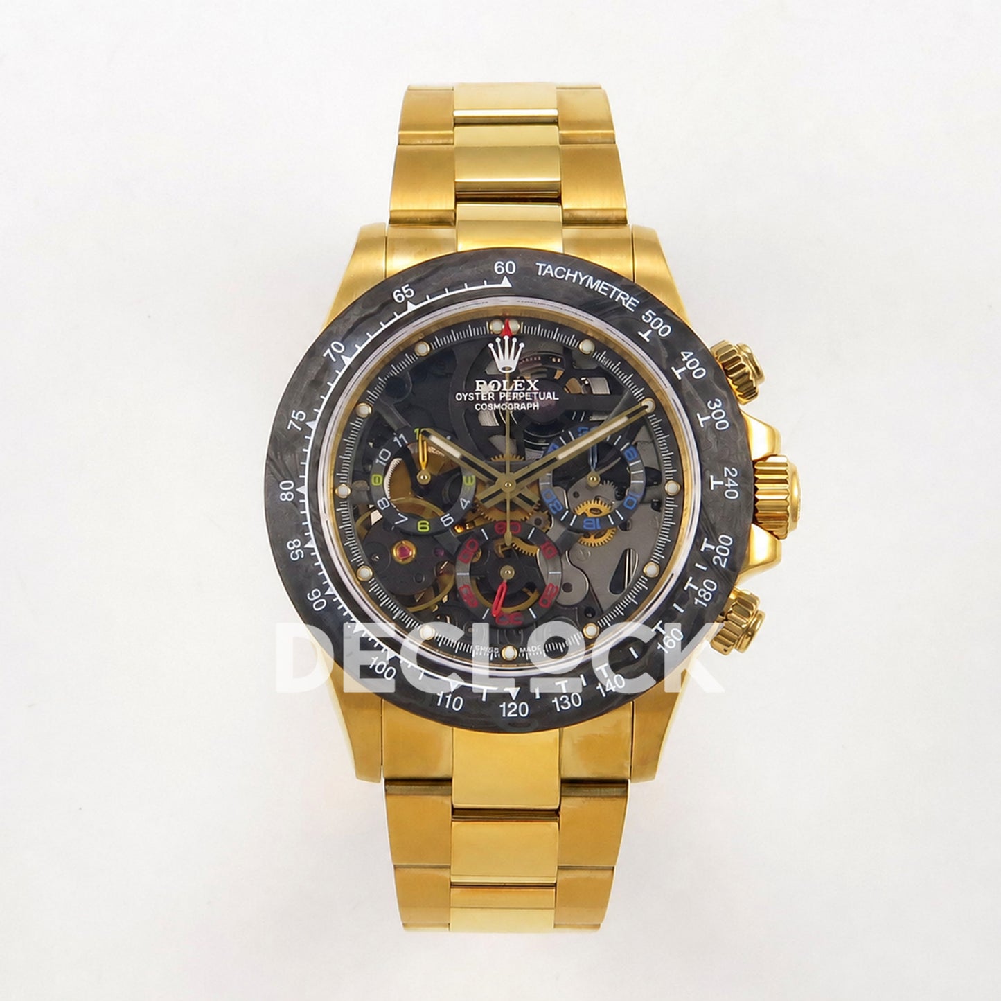 Rolex Daytona Montoya Yellow Gold Skeleton SONIC SA4130 Replica