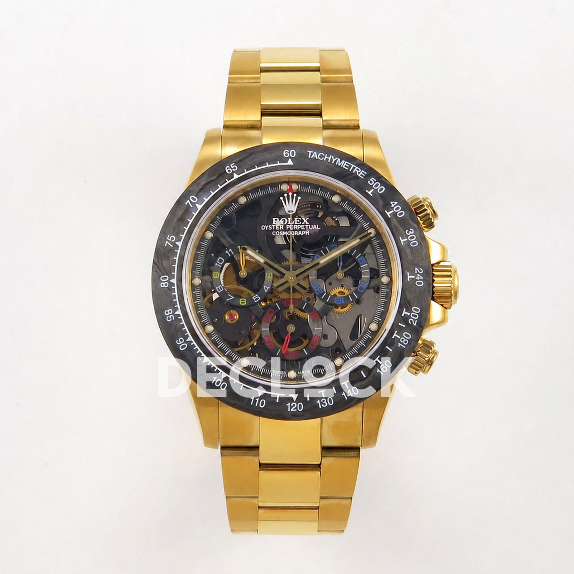Rolex Daytona Montoya Yellow Gold Skeleton SONIC SA4130 Replica