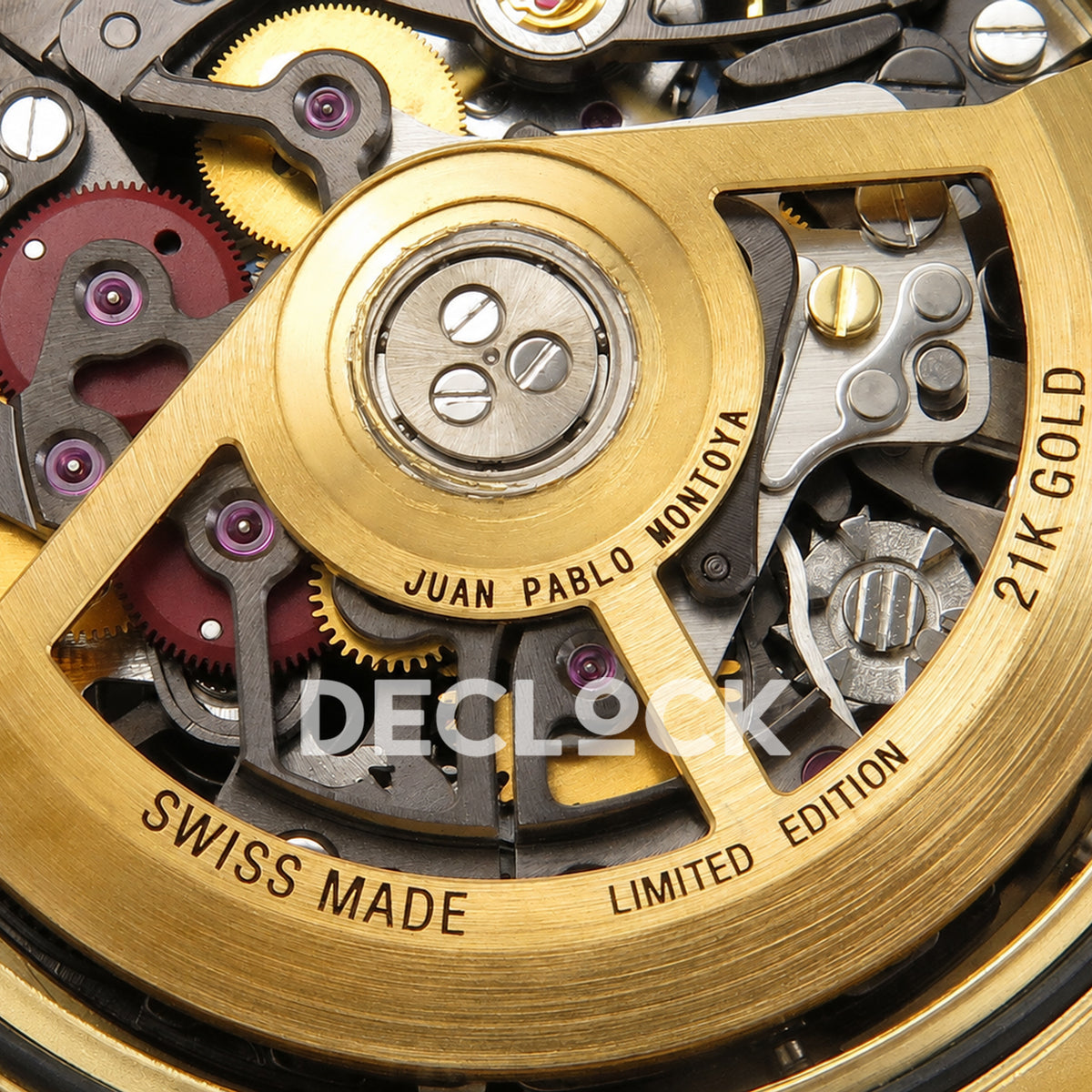 Rolex Daytona Montoya Yellow Gold Skeleton SONIC SA4130 Replica