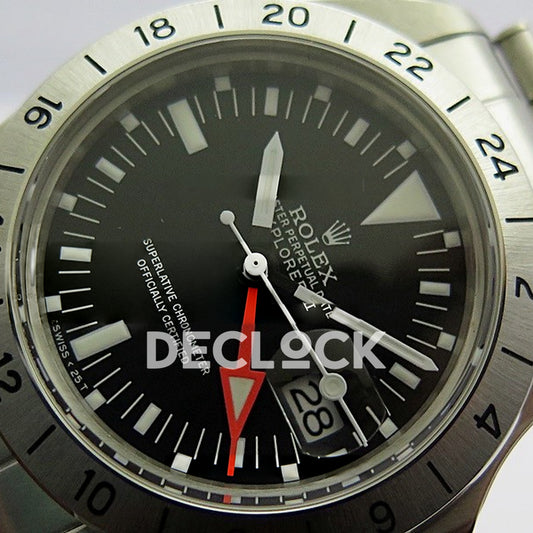 Rolex Explorer II 1655 BP - dial angle