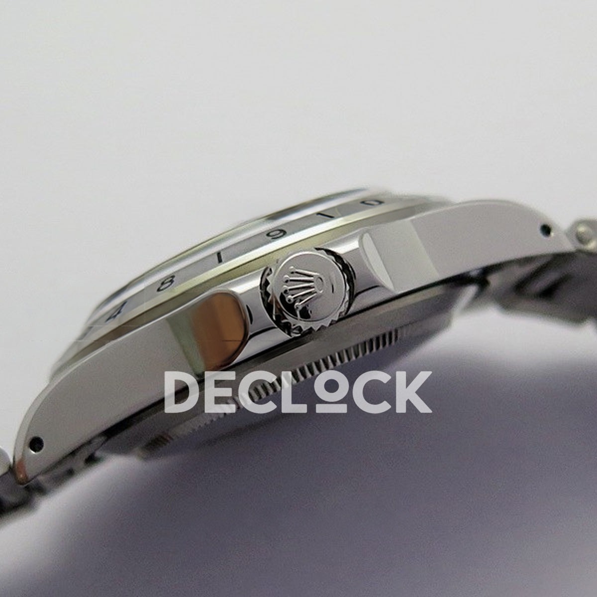 Rolex Explorer II 1655 BP Orange GMT - Crown side profile