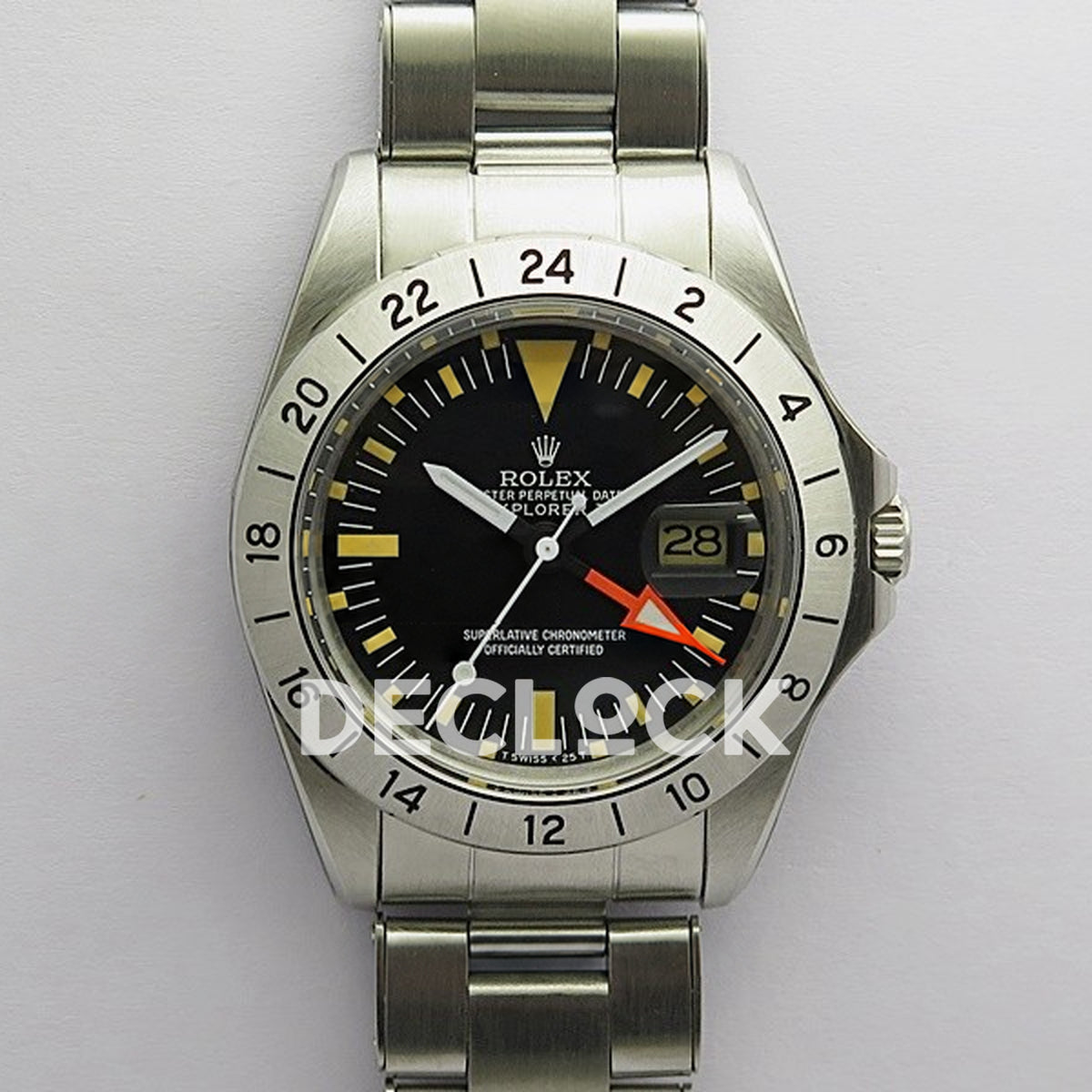 Rolex Explorer II 1655 BP Orange GMT - Front view