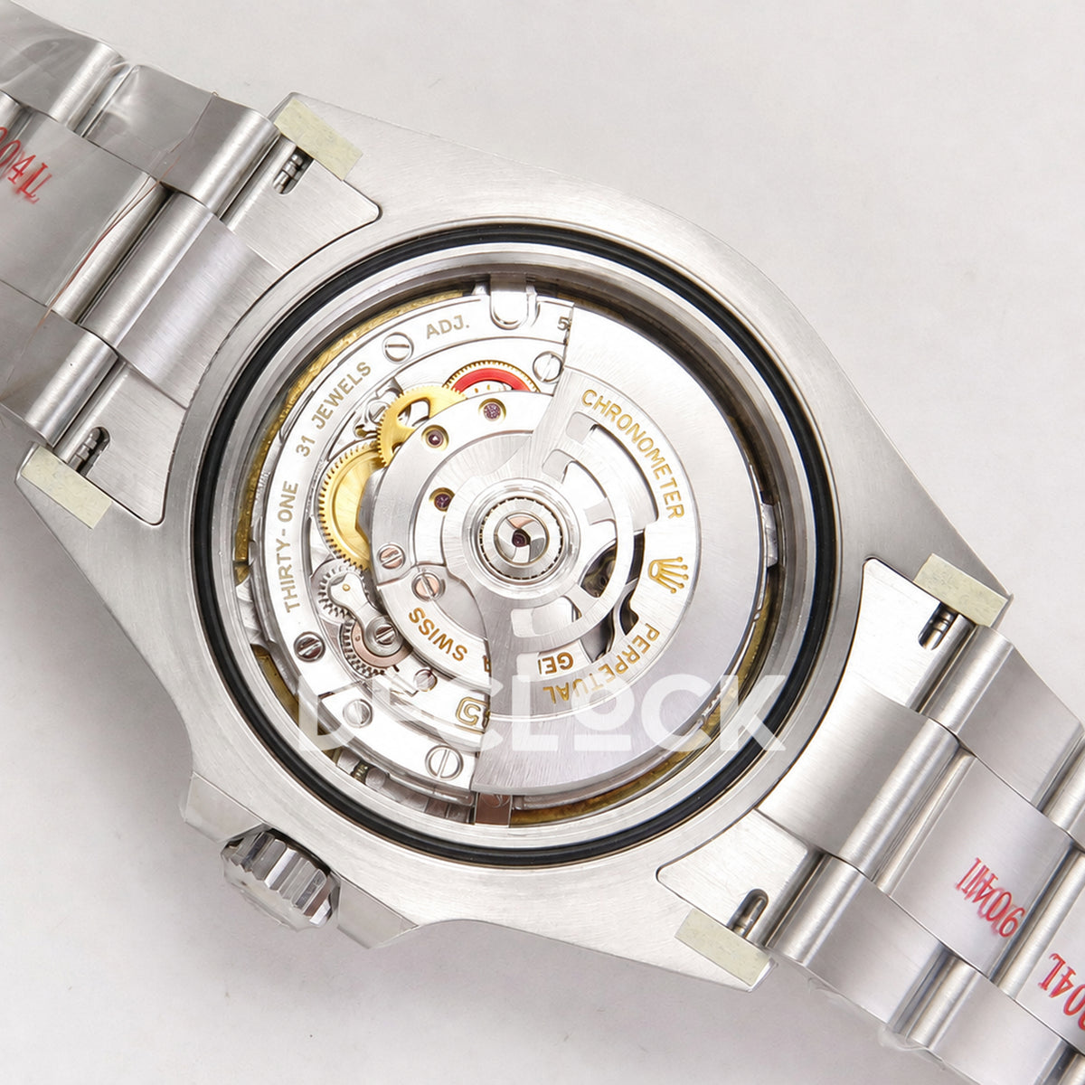 Rolex Explorer II 42mm 226570 904L SS Gold Maker Black Dial on Bracelet JH3285-2 (Free Sprung)
