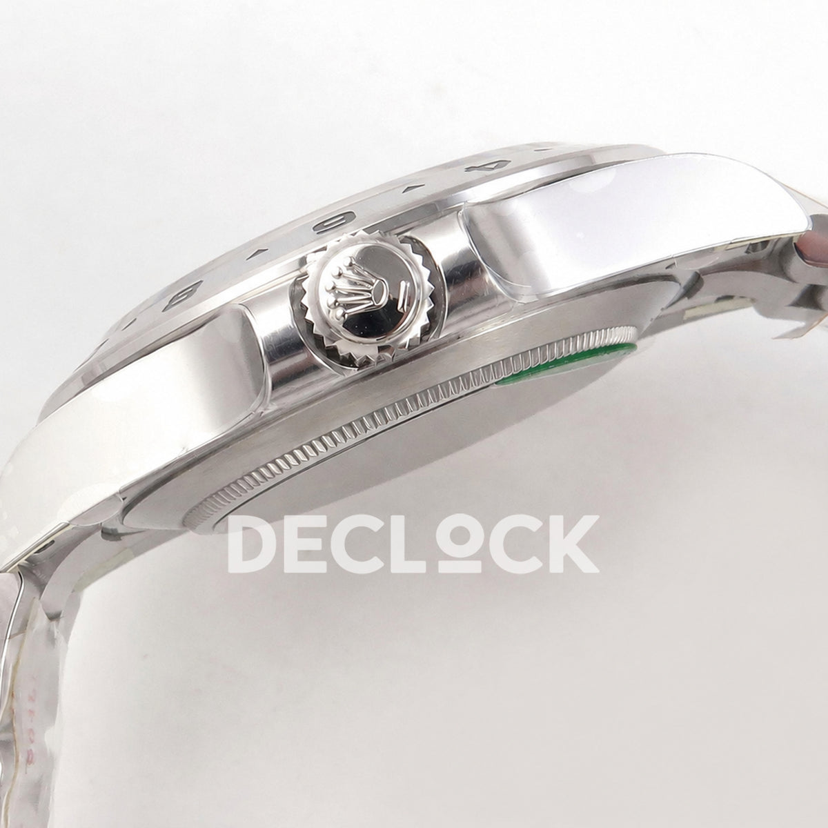 Rolex Explorer II 42mm 226570 904L SS Gold Maker White Dial on Bracelet JH3285-2 (Free Sprung) (Copy)