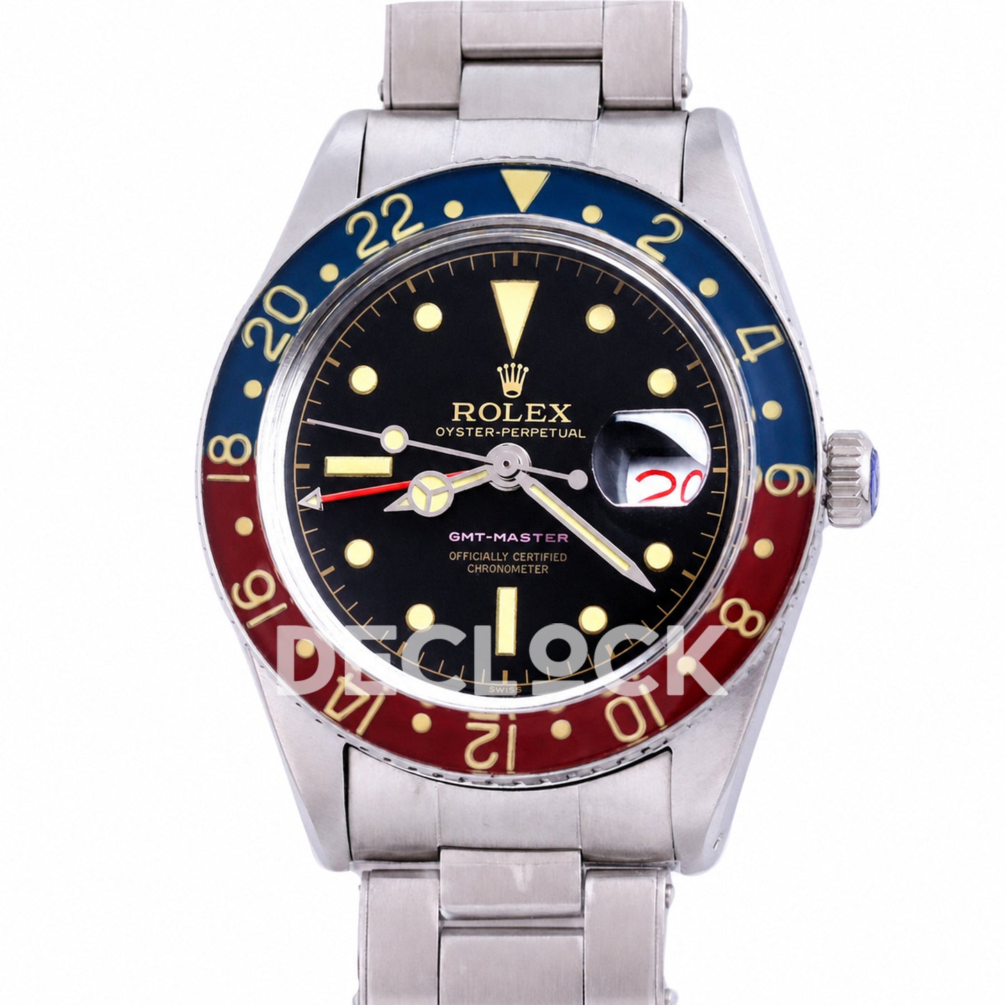 Rolex GMT-Master 6542 'Bakelite Purple GMT' 40mm Asian 2836 Vintage