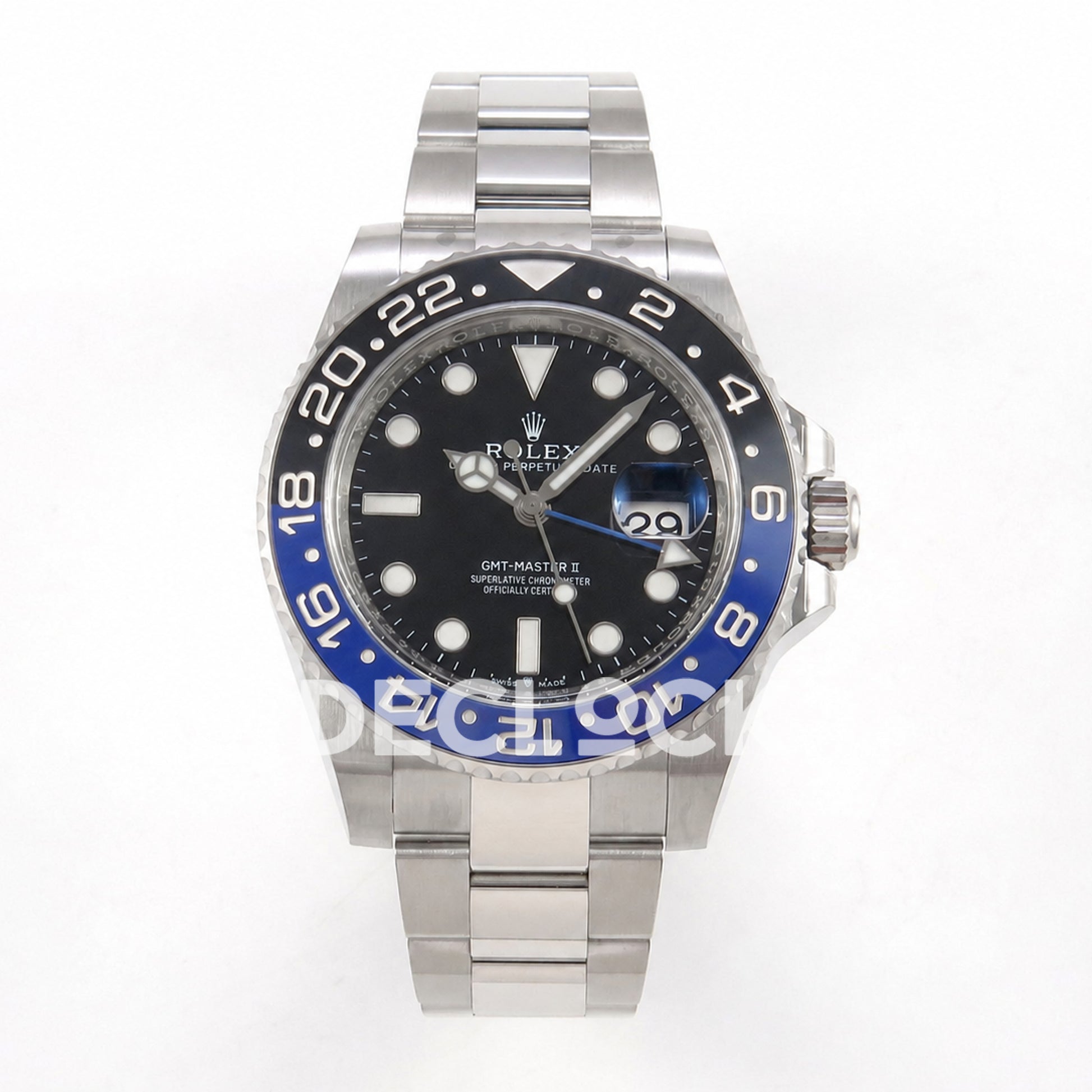 Rolex GMT-Master II 126710BLNR 'Batman' Oyster Clean Plus DD3285 Free Sprung Super Clone
