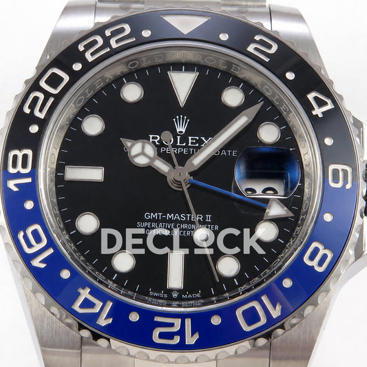 Rolex GMT-Master II 126710BLNR 'Batman' Oyster Clean Plus DD3285 Free Sprung Super Clone