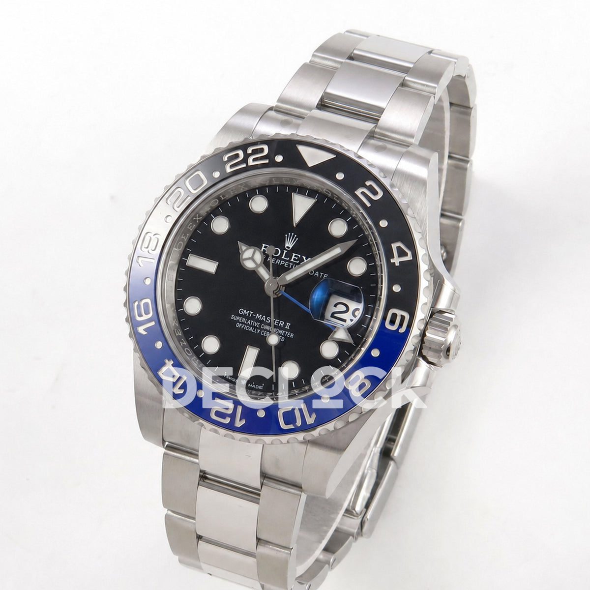 Rolex GMT-Master II 126710BLNR 'Batman' Oyster Clean Plus DD3285 Free Sprung Super Clone