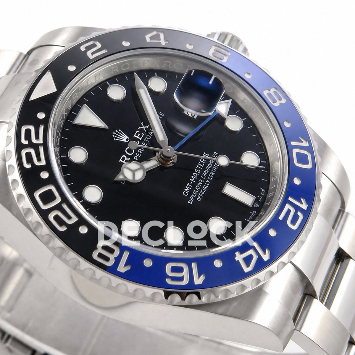 Rolex GMT-Master II 126710BLNR 'Batman' Oyster Clean Plus DD3285 Free Sprung Super Clone