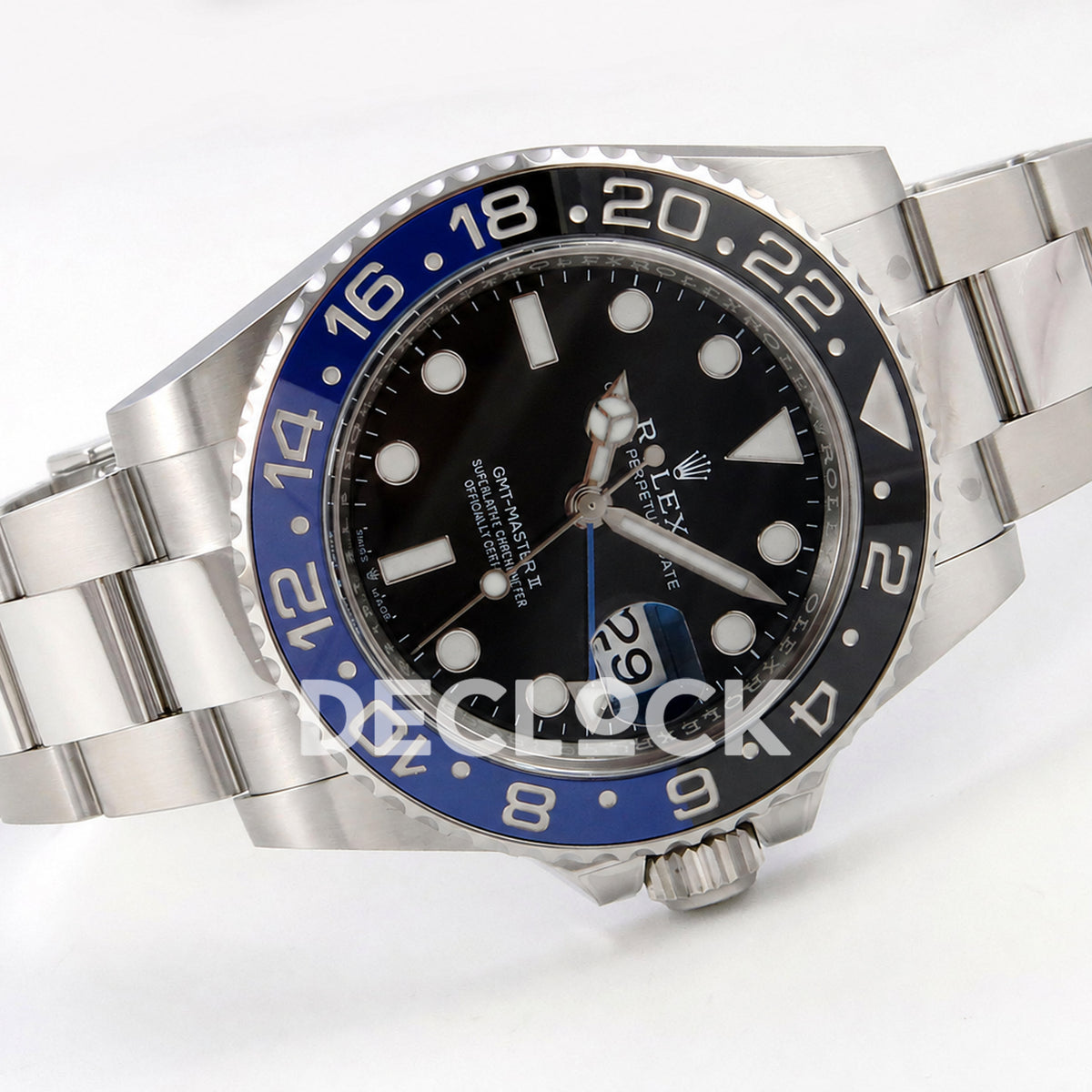 Rolex GMT-Master II 126710BLNR 'Batman' Oyster Clean Plus DD3285 Free Sprung Super Clone