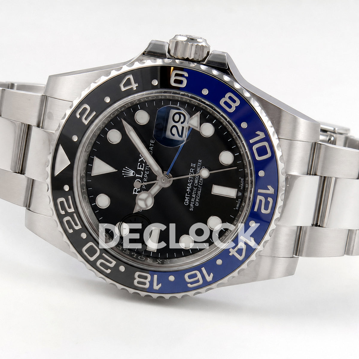 Rolex GMT-Master II 126710BLNR 'Batman' Oyster Clean Plus DD3285 Free Sprung Super Clone