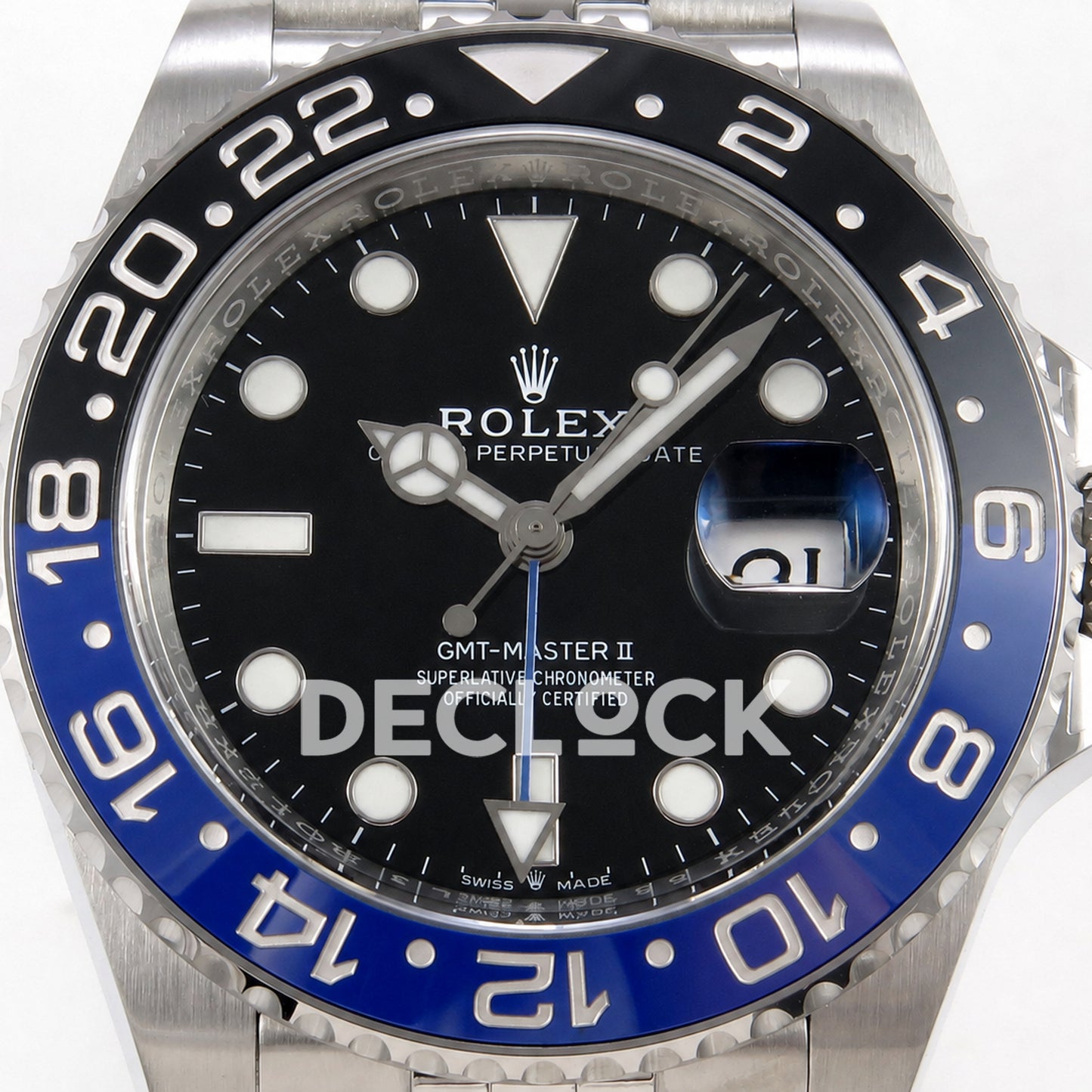 Rolex GMT-Master II 126710BLNR 'Batgirl' Jubilee Clean Plus DD3285 Free Sprung Super Clone
