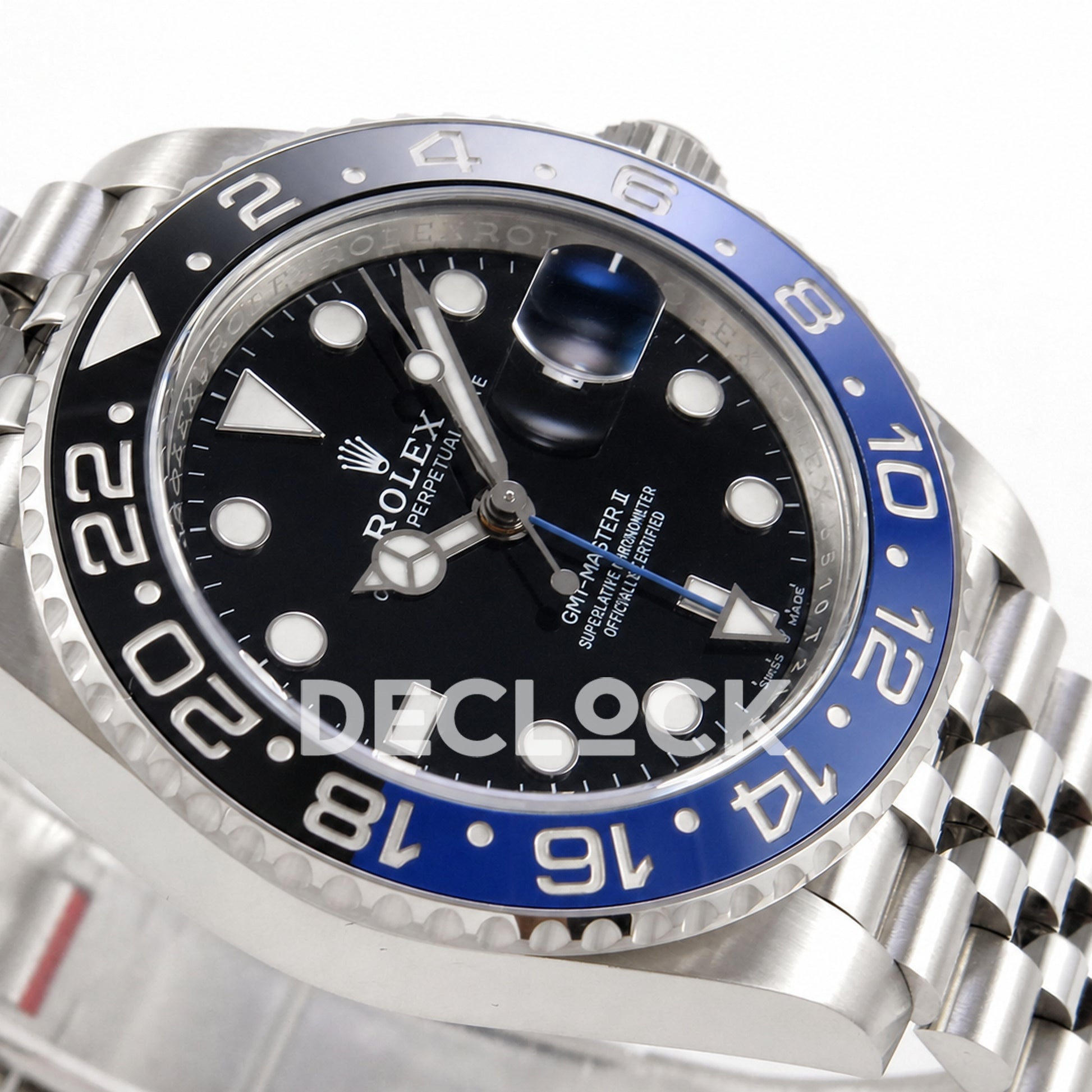 Rolex GMT-Master II 126710BLNR 'Batgirl' Jubilee Clean Plus DD3285 Free Sprung Super Clone