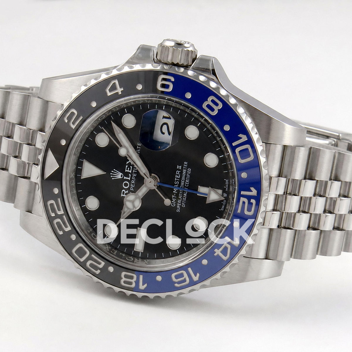 Rolex GMT-Master II 126710BLNR 'Batgirl' Jubilee Clean Plus DD3285 Free Sprung Super Clone