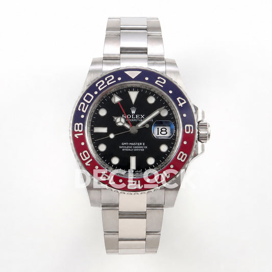 Rolex GMT-Master II 126710BLRO 'Pepsi' Oyster Clean Plus DD3285 Free Sprung Super Clone