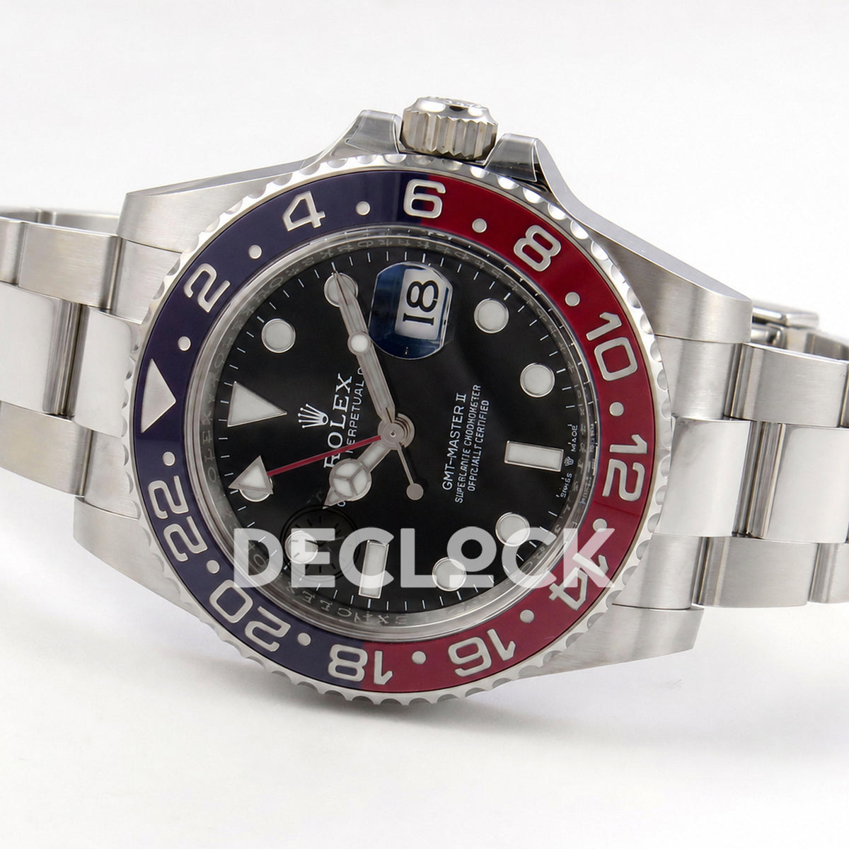 Rolex GMT-Master II 126710BLRO 'Pepsi' Oyster Clean Plus DD3285 Free Sprung Super Clone