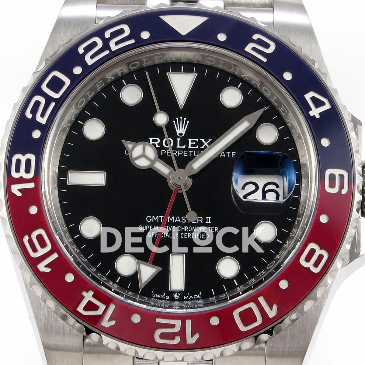 Rolex GMT-Master II 126710BLRO 'Pepsi' Jubilee Clean Plus DD3285 Free Sprung Super Clone