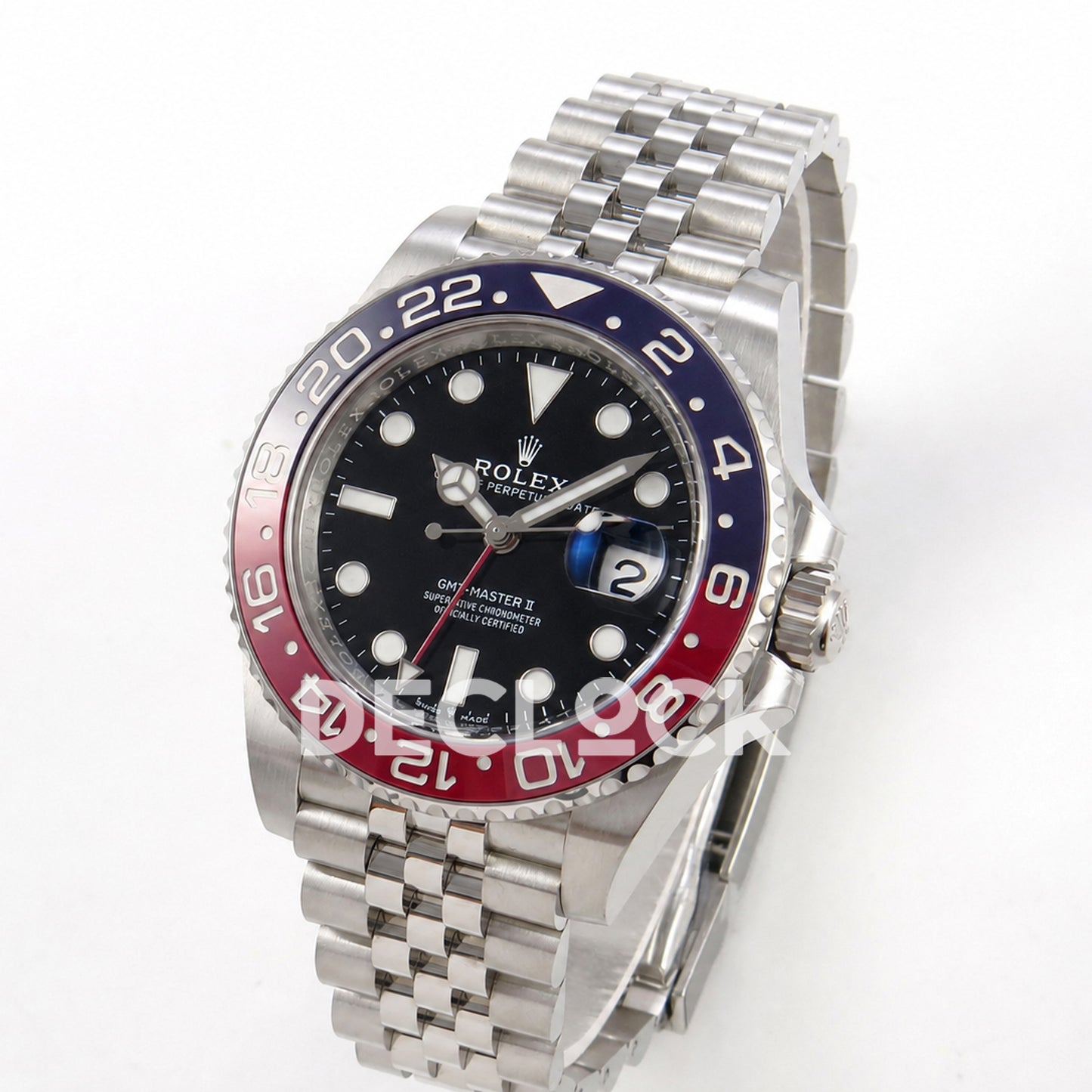 Rolex GMT-Master II 126710BLRO 'Pepsi' Jubilee Clean Plus DD3285 Free Sprung Super Clone