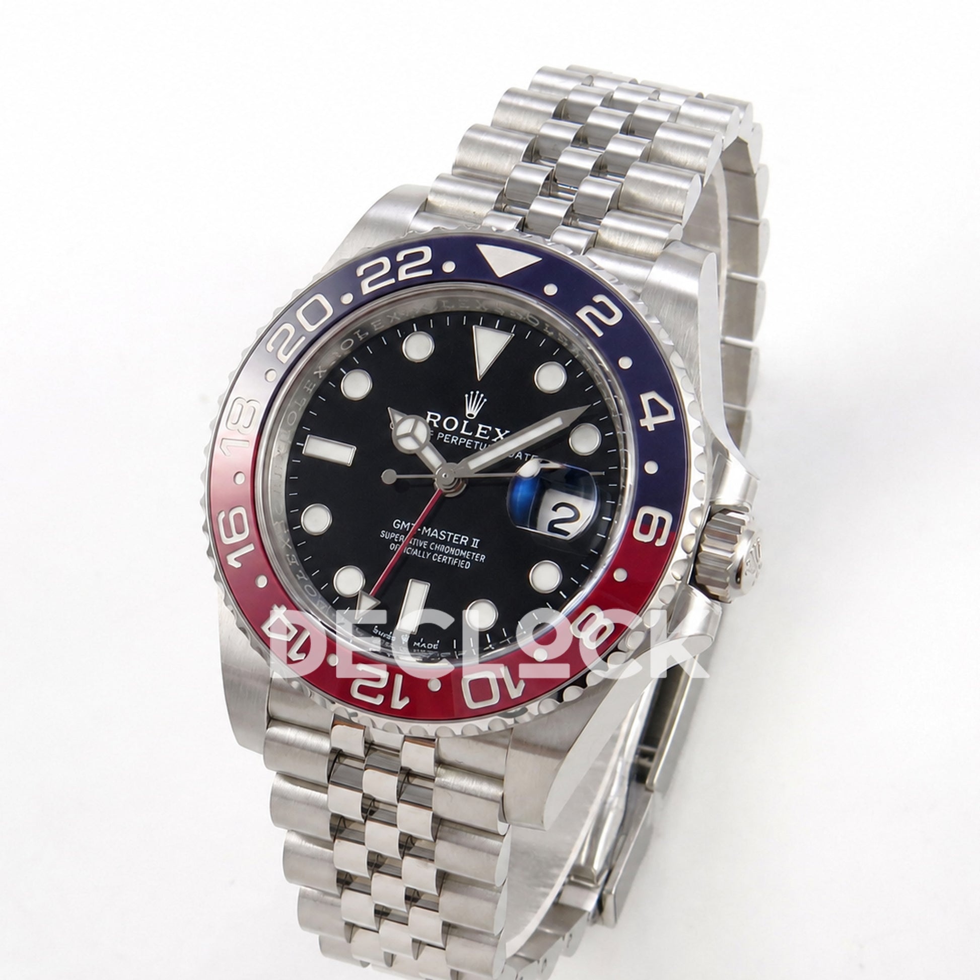 Rolex GMT-Master II 126710BLRO 'Pepsi' Jubilee Clean Plus DD3285 Free Sprung Super Clone