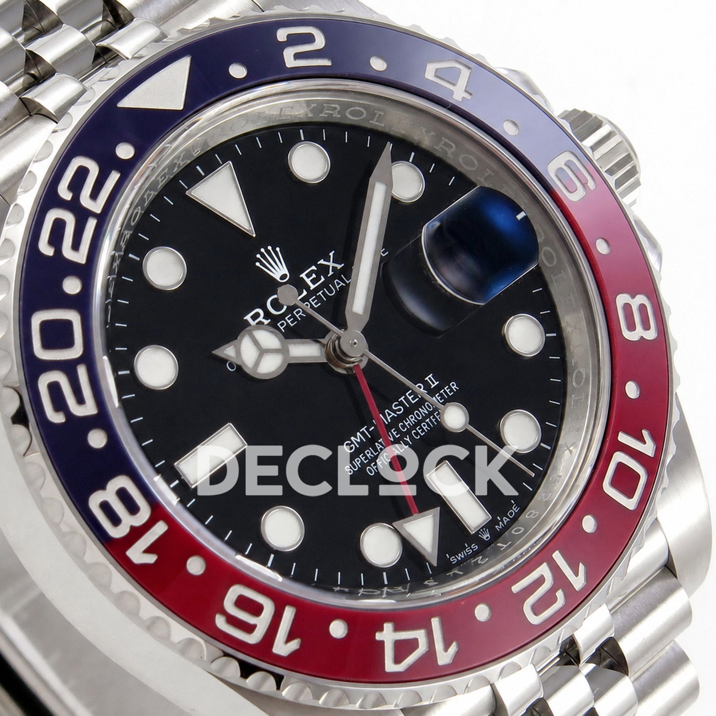 Rolex GMT-Master II 126710BLRO 'Pepsi' Jubilee Clean Plus DD3285 Free Sprung Super Clone