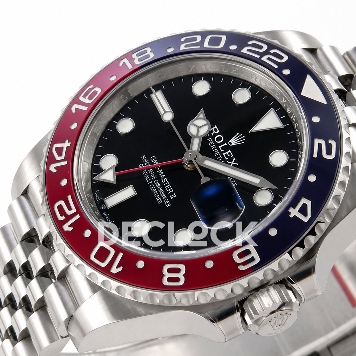 Rolex GMT-Master II 126710BLRO 'Pepsi' Jubilee Clean Plus DD3285 Free Sprung Super Clone