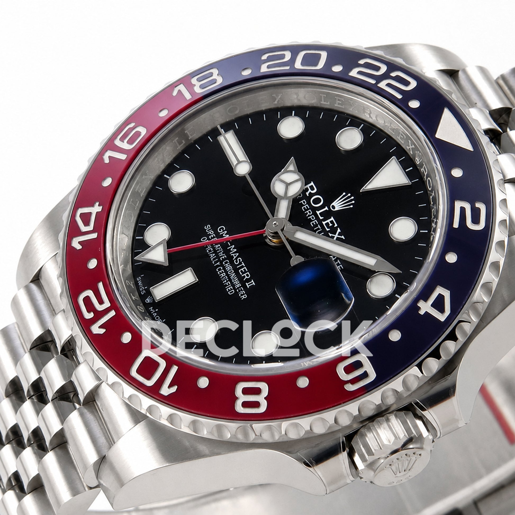 Rolex GMT-Master II 126710BLRO 'Pepsi' Jubilee Clean Plus DD3285 Free Sprung Super Clone