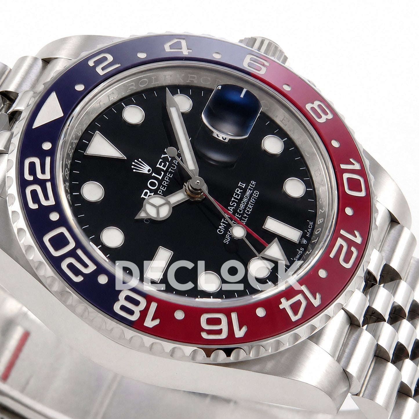 Rolex GMT-Master II 126710BLRO 'Pepsi' Jubilee Clean Plus DD3285 Free Sprung Super Clone