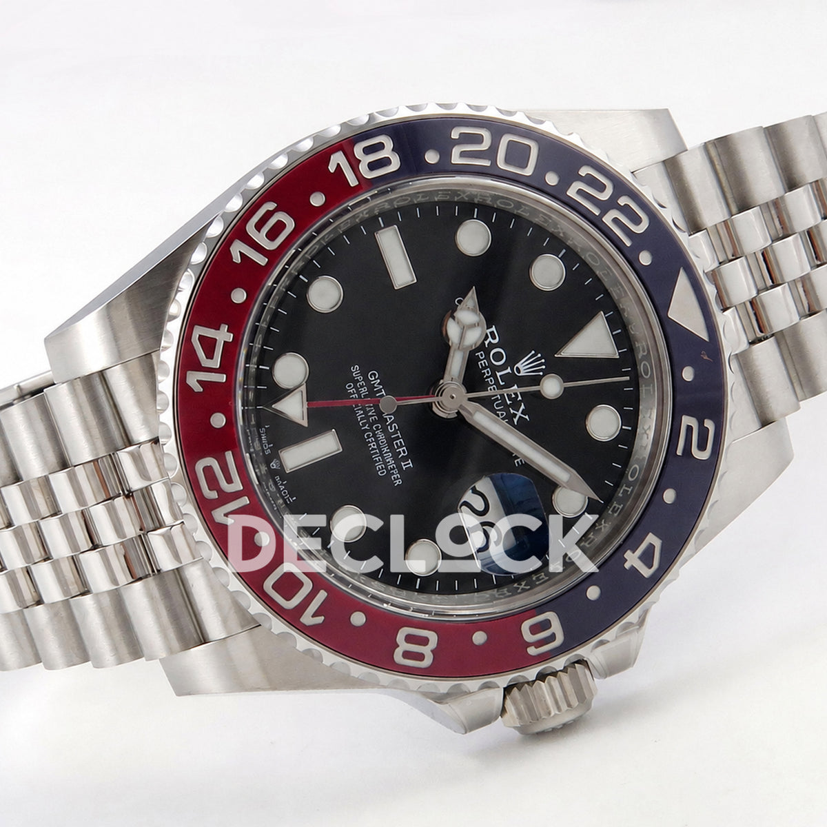 Rolex GMT-Master II 126710BLRO 'Pepsi' Jubilee Clean Plus DD3285 Free Sprung Super Clone
