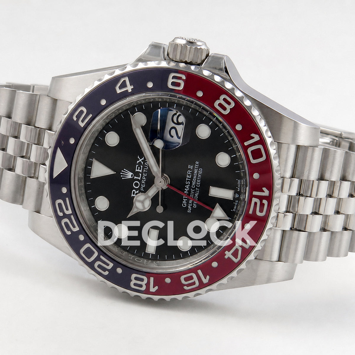 Rolex GMT-Master II 126710BLRO 'Pepsi' Jubilee Clean Plus DD3285 Free Sprung Super Clone