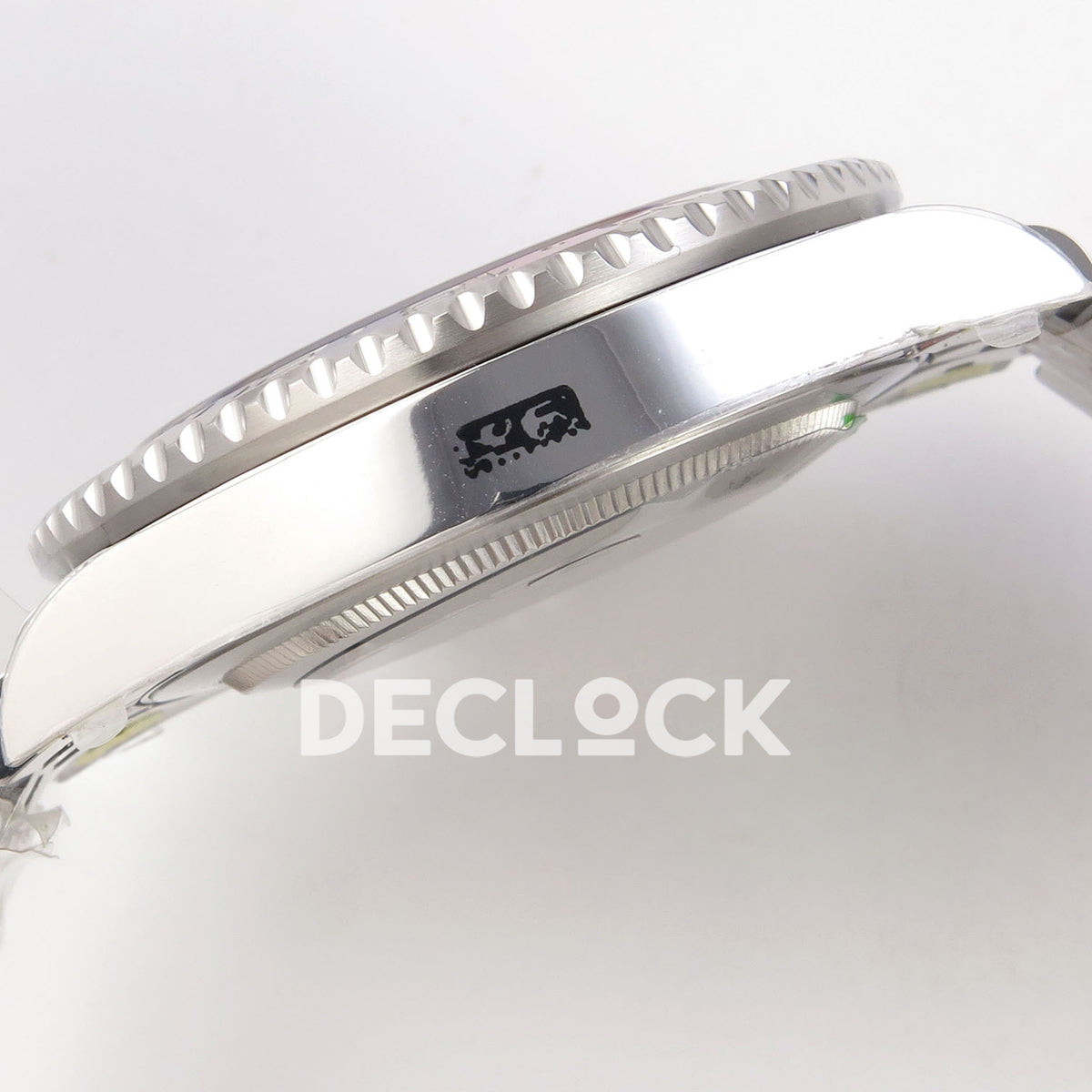 Rolex GMT-Master II 126710BLRO VSF V3s replica - steel case profile with original factory label and protective film