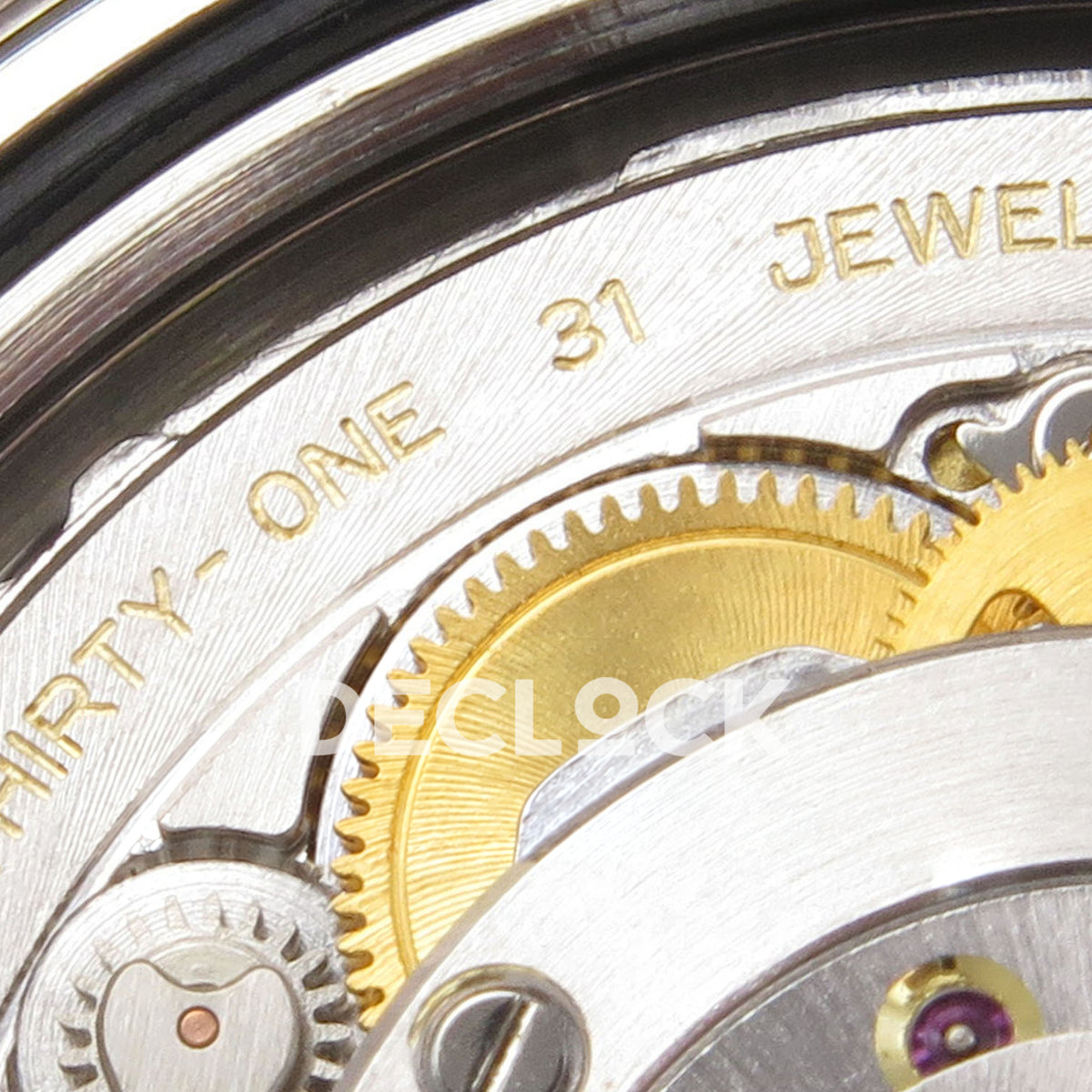 Rolex GMT-Master II 126710BLRO VSF V3s replica - original THIRTY-ONE 31 JEWELS engraving and gear train