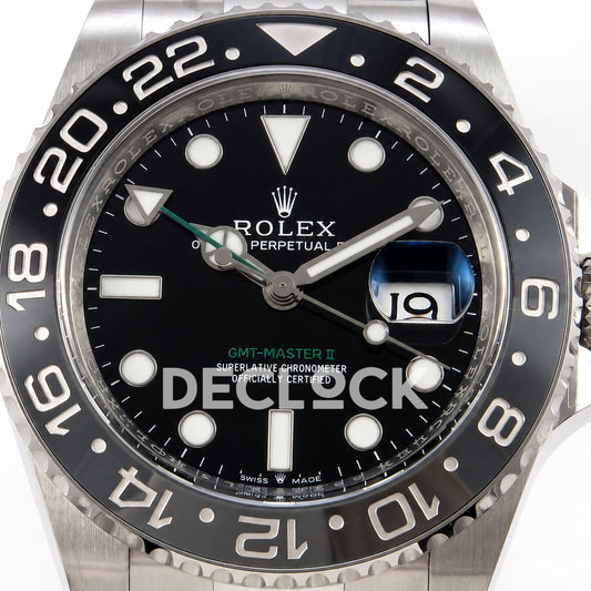 Rolex GMT-Master II 126710GRNR 'Bruce Wayne' Oyster Clean Plus DD3285 Free Sprung Super Clone