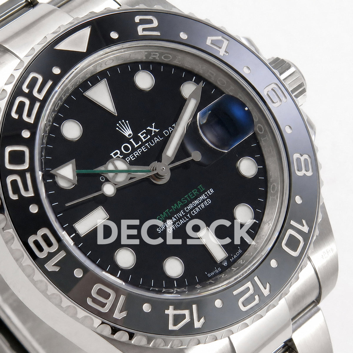 Rolex GMT-Master II 126710GRNR 'Bruce Wayne' Oyster Clean Plus DD3285 Free Sprung Super Clone